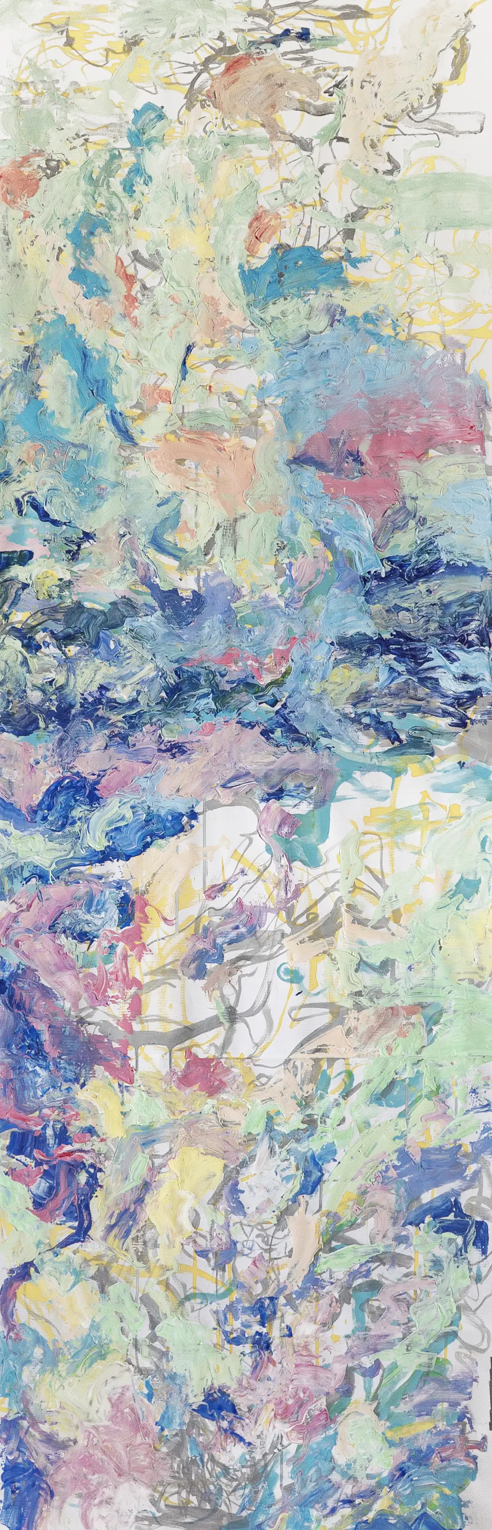 Marina leonteva shimmering river 2019 painting
